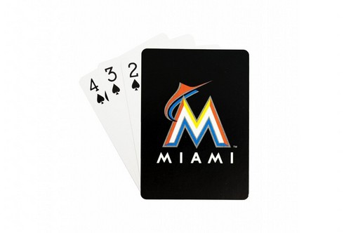 Miami Marlins Playing Cards Logo