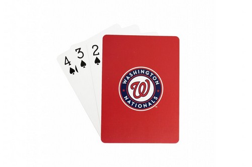 Washington Nationals Playing Cards Diamond Plate