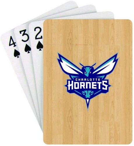 Charlotte Hornets Playing Cards Hardwood