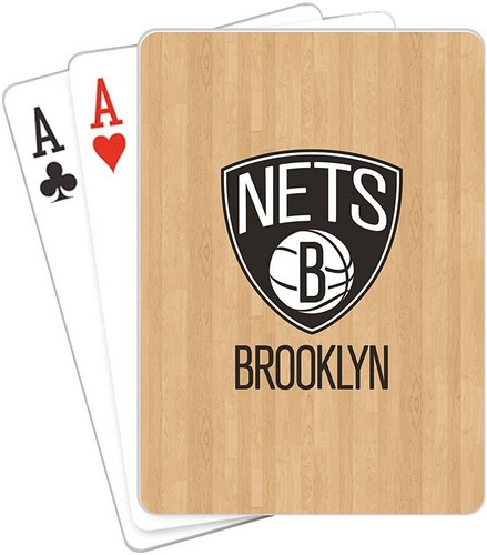 Brooklyn Nets Playing Cards Hardwood