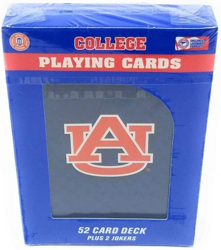 Auburn Tigers Playing Cards Diamond Plate