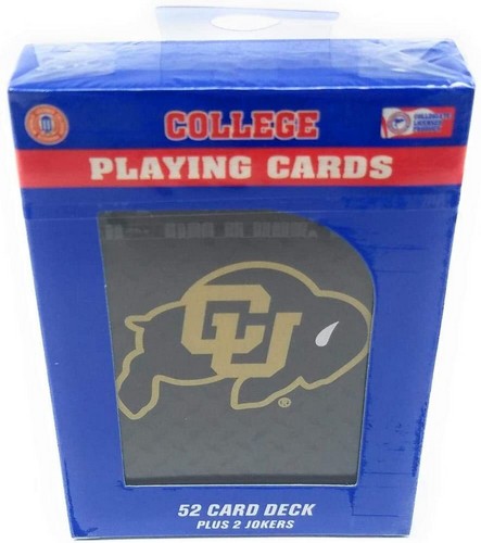 Colorado Buffaloes Playing Cards Diamond Plate