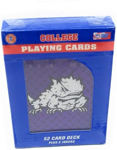 TCU Horned Frogs Playing Cards Diamond Plate