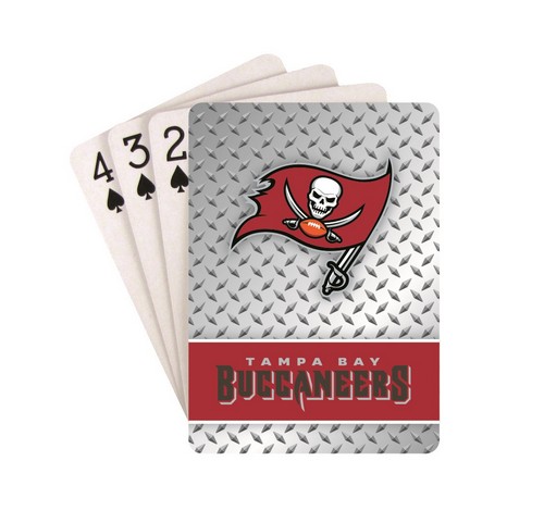 Tampa Bay Buccaneers Playing Cards Diamond Plate