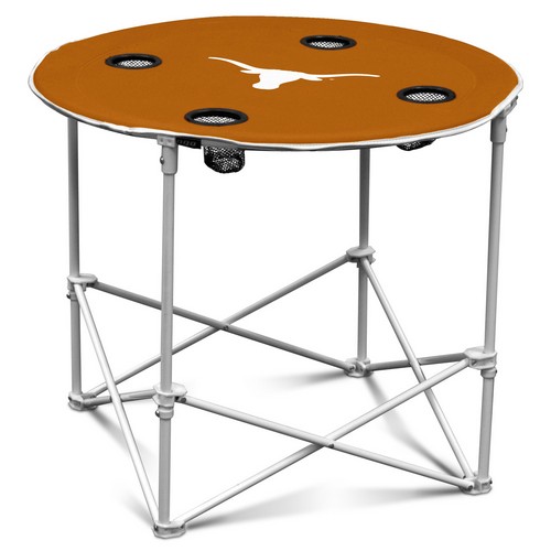 Texas Longhorns Round Tailgate Table