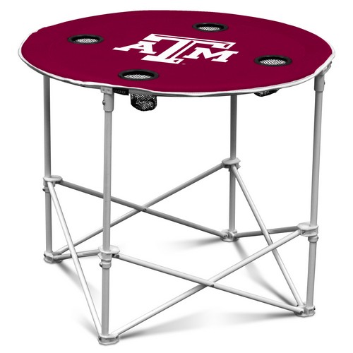 Texas A&M Aggies Round Tailgate Table