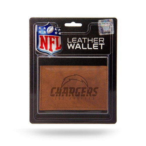 Los Angeles Chargers Wallet Trifold Leather Embossed