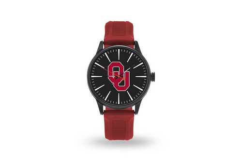 Oklahoma Sooners Watch Men's Cheer Style with Maroon Watch Band