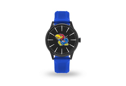 Kansas Jayhawks Watch Men's Cheer Style with Royal Watch Band