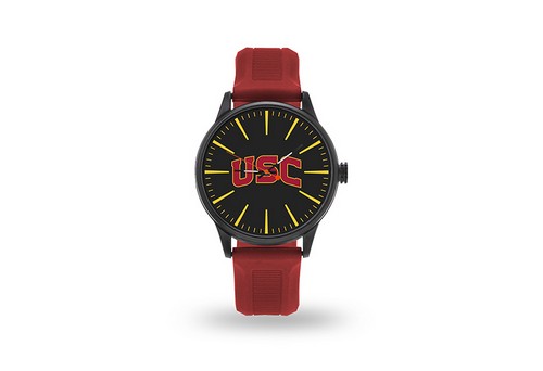 USC Trojans Watch Men's Cheer Style with Maroon Watch Band