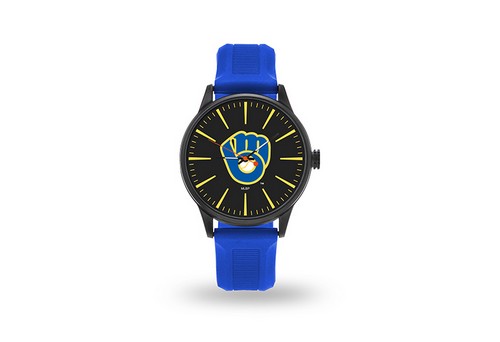 Milwaukee Brewers Watch Men's Cheer Style with Royal Watch Band