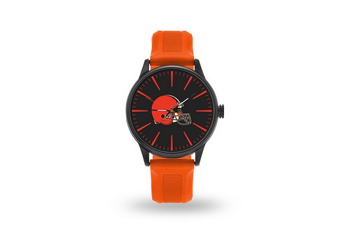 Cleveland Browns Watch Men's Cheer Style with Orange Watch Band