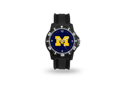 Michigan Wolverines Watch Men's Model 3 Style with Black Band