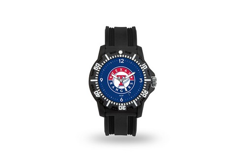 Texas Rangers Watch Men's Model 3 Style with Black Band