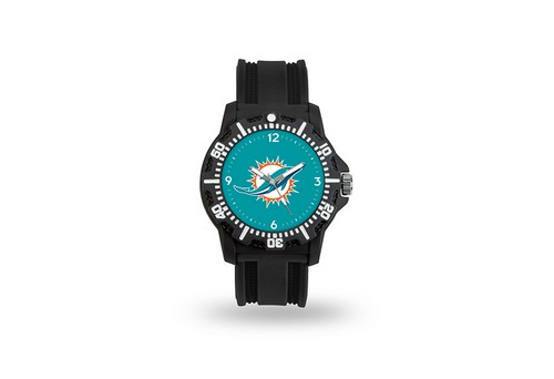 Miami Dolphins Watch Men's Model 3 Style with Black Band