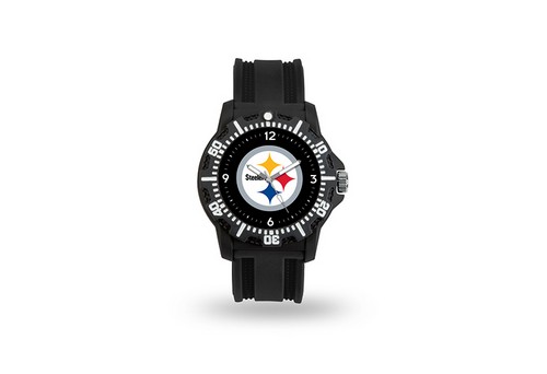 Pittsburgh Steelers Watch Men's Model 3 Style with Black Band