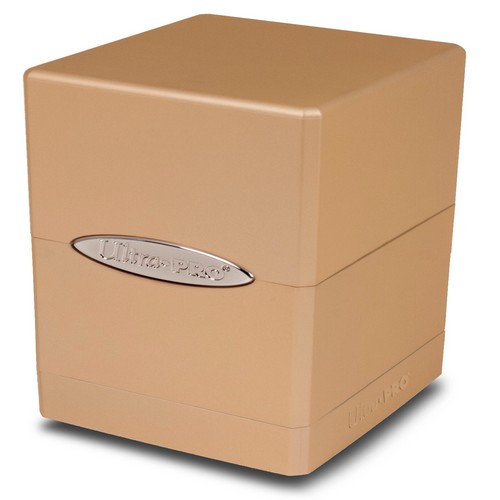 Satin Tower Deck Box - Caramel