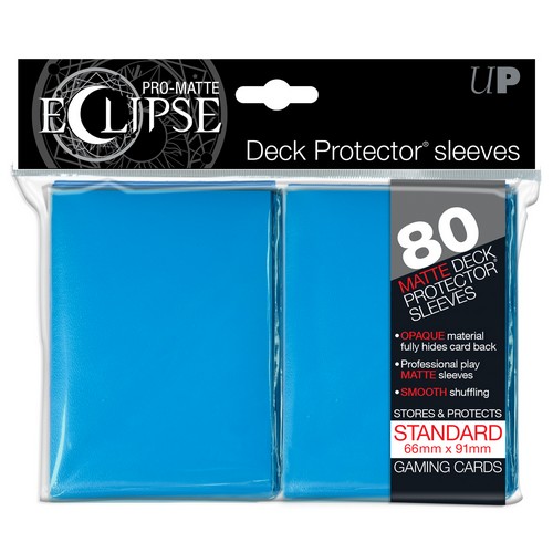 Deck Protectors - Pro Matte - Eclipse Light Blue (8 packs per display)