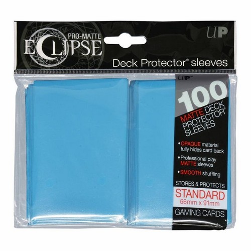 Deck Protectors - Pro Matte - Eclipse Sky Blue (100 Per Pack)