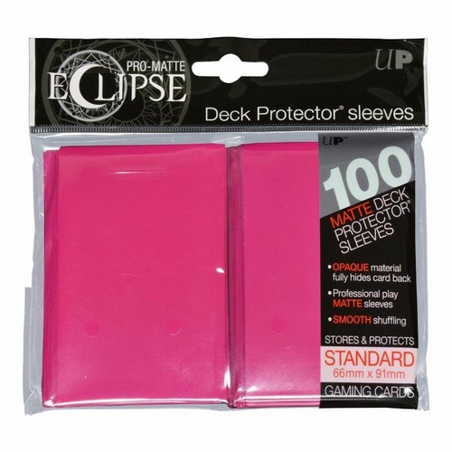 Deck Protectors - Pro Matte - Hot Pink (100 Per Pack)