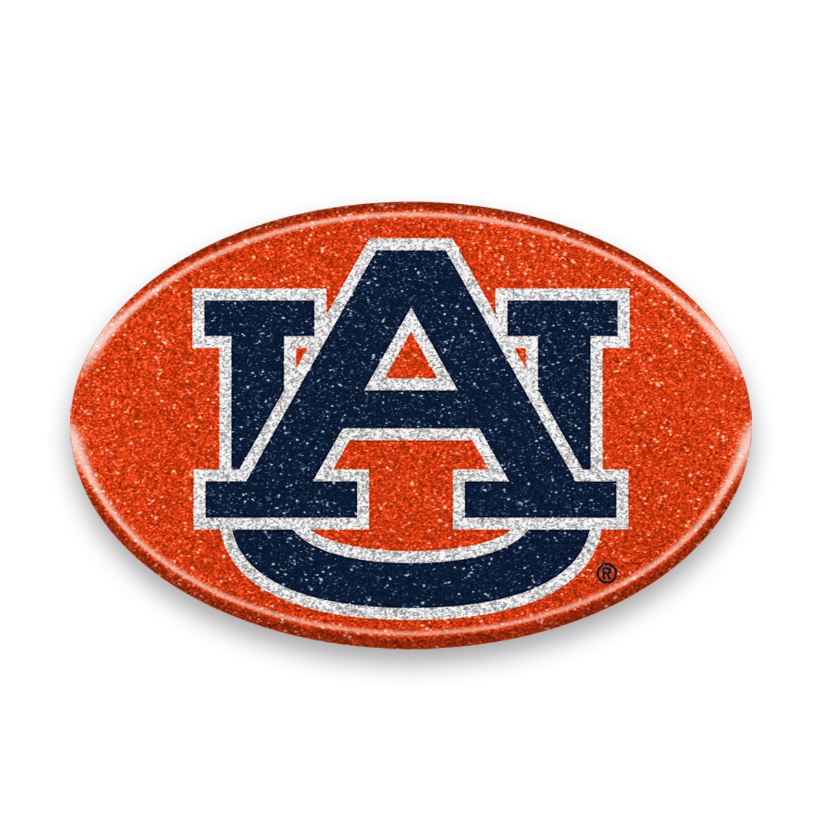 Auburn Tigers Auto Emblem - Oval Color Bling