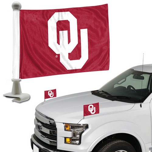 Oklahoma Sooners Flag Set 2 Piece Ambassador Style