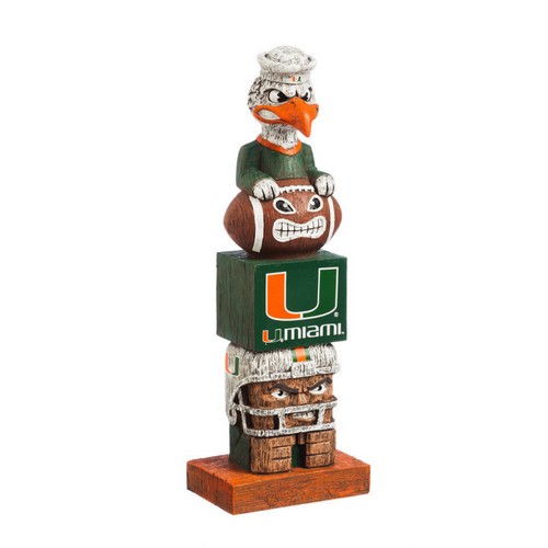 Miami Hurricanes Tiki Totem