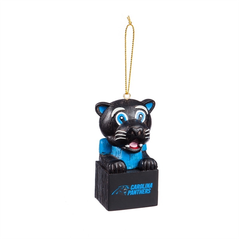 Carolina Panthers Ornament Tiki Design