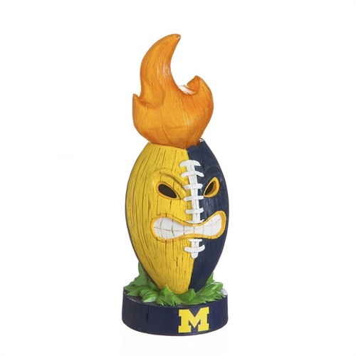 Michigan Wolverines Statue Lit Team Football