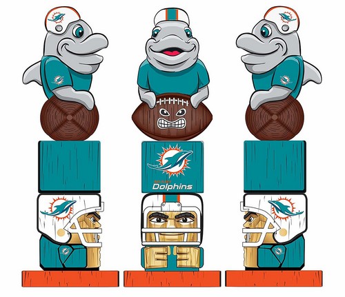 Miami Dolphins Tiki Totem 2018