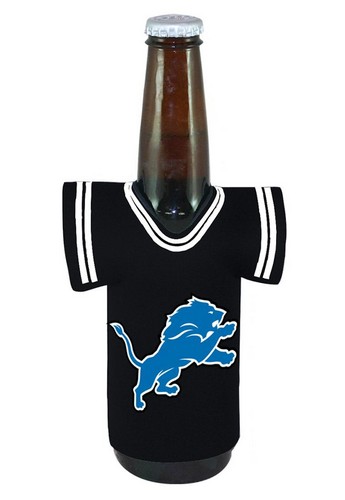 Detroit Lions Bottle Jersey Holder Black