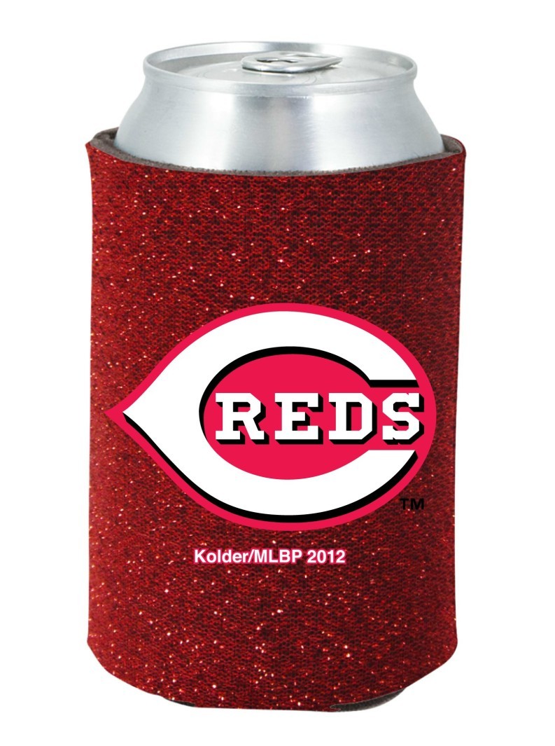 Cincinnati Reds Kolder Kaddy Can Holder Glitter Red