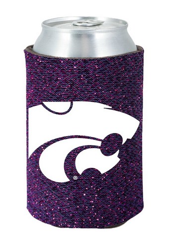 Kansas State Wildcats Kolder Kaddy Can Holder Glitter Purple