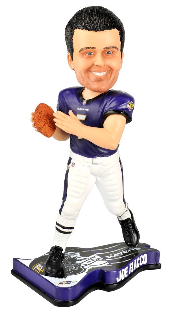 Baltimore Ravens Joe Flacco Pennant Base Bobblehead