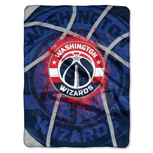 Washington Wizards Blanket 60x80 Raschel Shadow Play Design