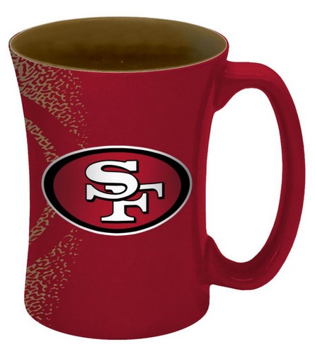 San Francisco 49ers Coffee Mug 14oz Mocha Style