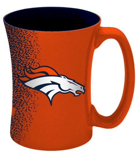 Denver Broncos Coffee Mug 14oz Mocha Style