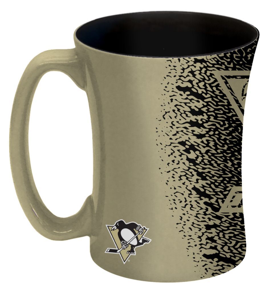 Pittsburgh Penguins Coffee Mug 14oz Mocha Style