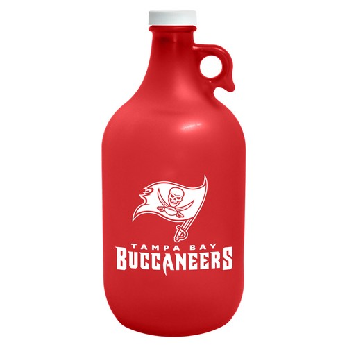 Tampa Bay Buccaneers Growler 64oz Frosted Red