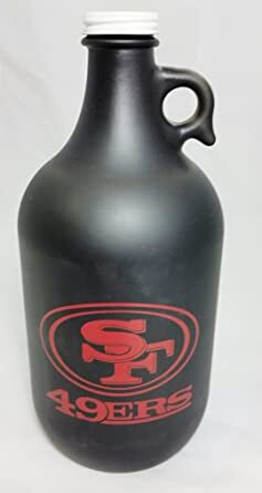 San Francisco 49ers Growler 64oz Frosted Black