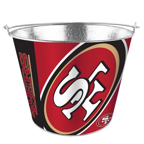 San Francisco 49ers Bucket 5 Quart Hype Design