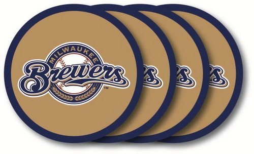 Milwaukee Brewers Coaster Set 4 Pack