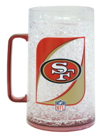 San Francisco 49ers Mug Crystal Freezer Style Monster Size