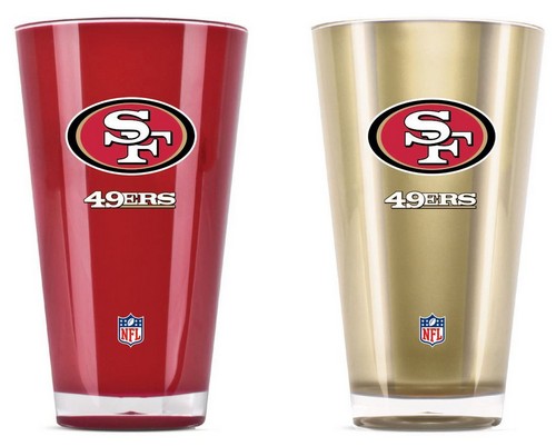 San Francisco 49ers Tumblers - Set of 2 (20 oz)