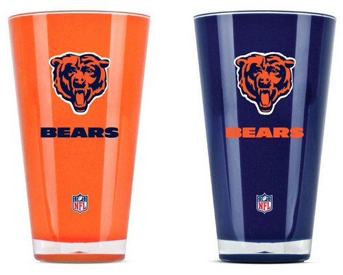 Chicago Bears Tumblers - Set of 2 (20 oz)