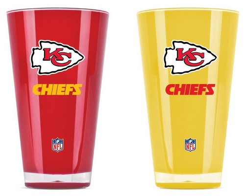 Kansas City Chiefs Tumblers - Set of 2 (20 oz)