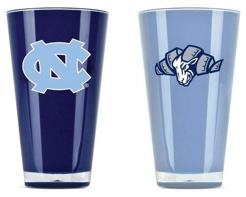 North Carolina Tar Heels Tumblers Set of Two 20oz