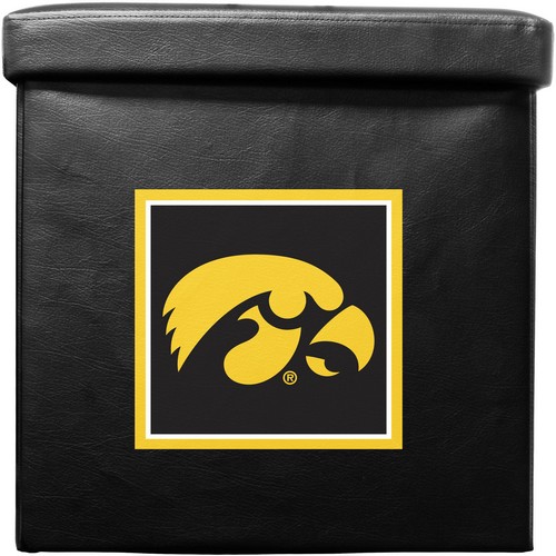 Iowa Hawkeyes Ottoman Foldable