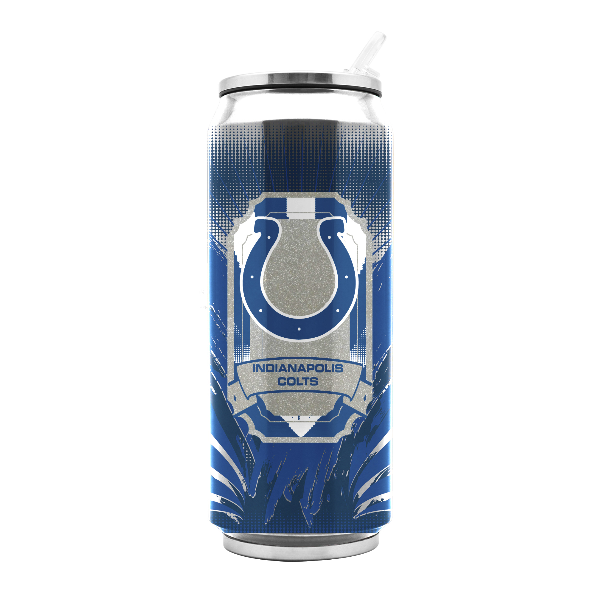 Indianapolis Colts Stainless Steel Thermo Can - 16.9 ounces