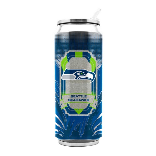 Seattle Seahawks Stainless Steel Thermo Can - 16.9 ounces